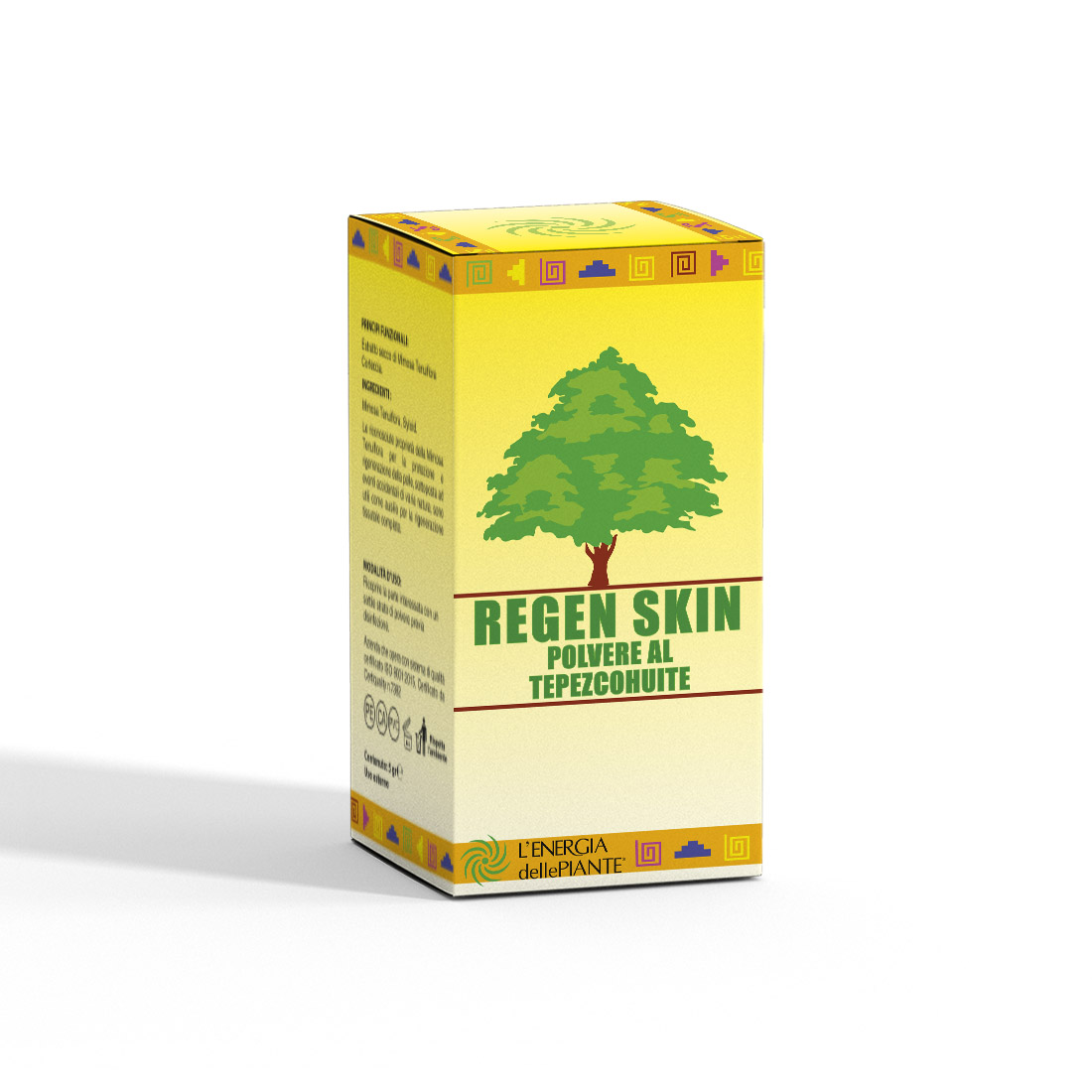 L'energia delle piante Regen Skin polvere cicatrizzante 5g tepezcohuite