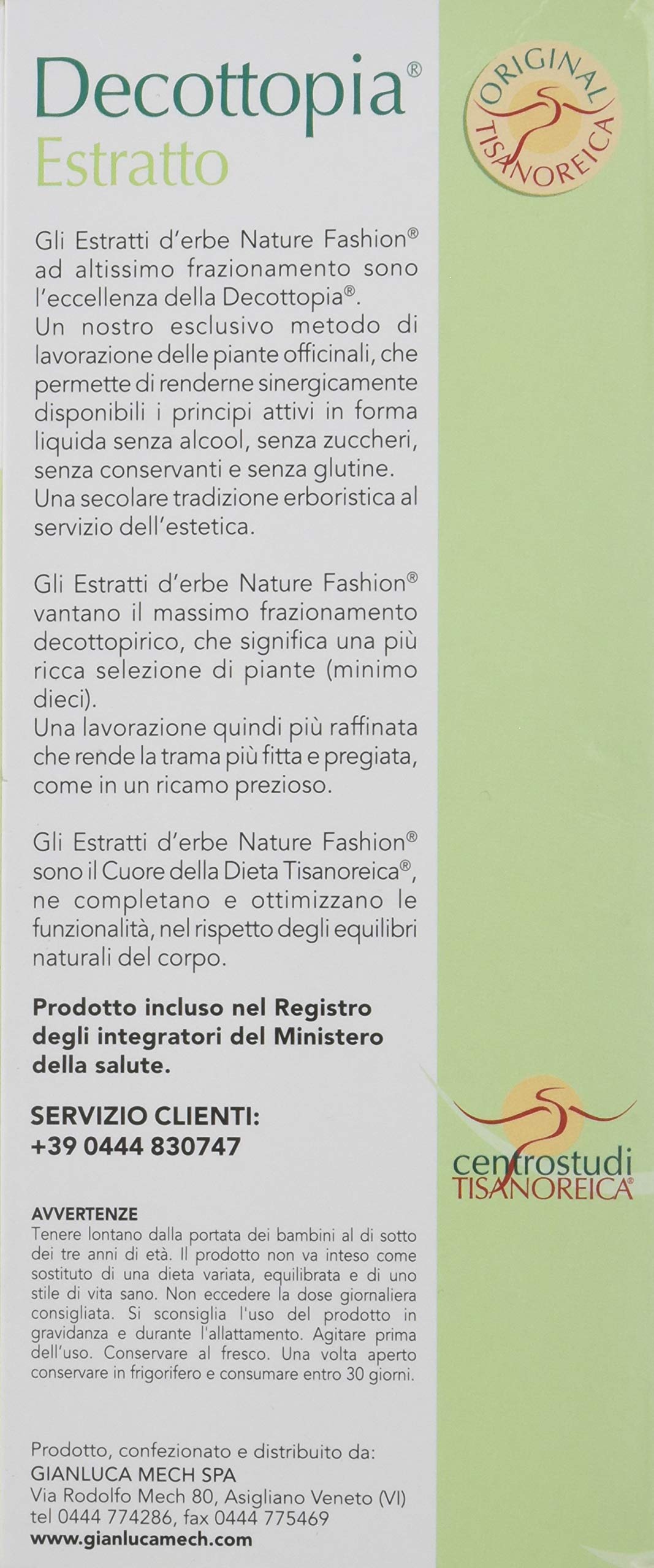 Gianluca Mech Decottopia Estratto 12 Drena Integratore 500 ml