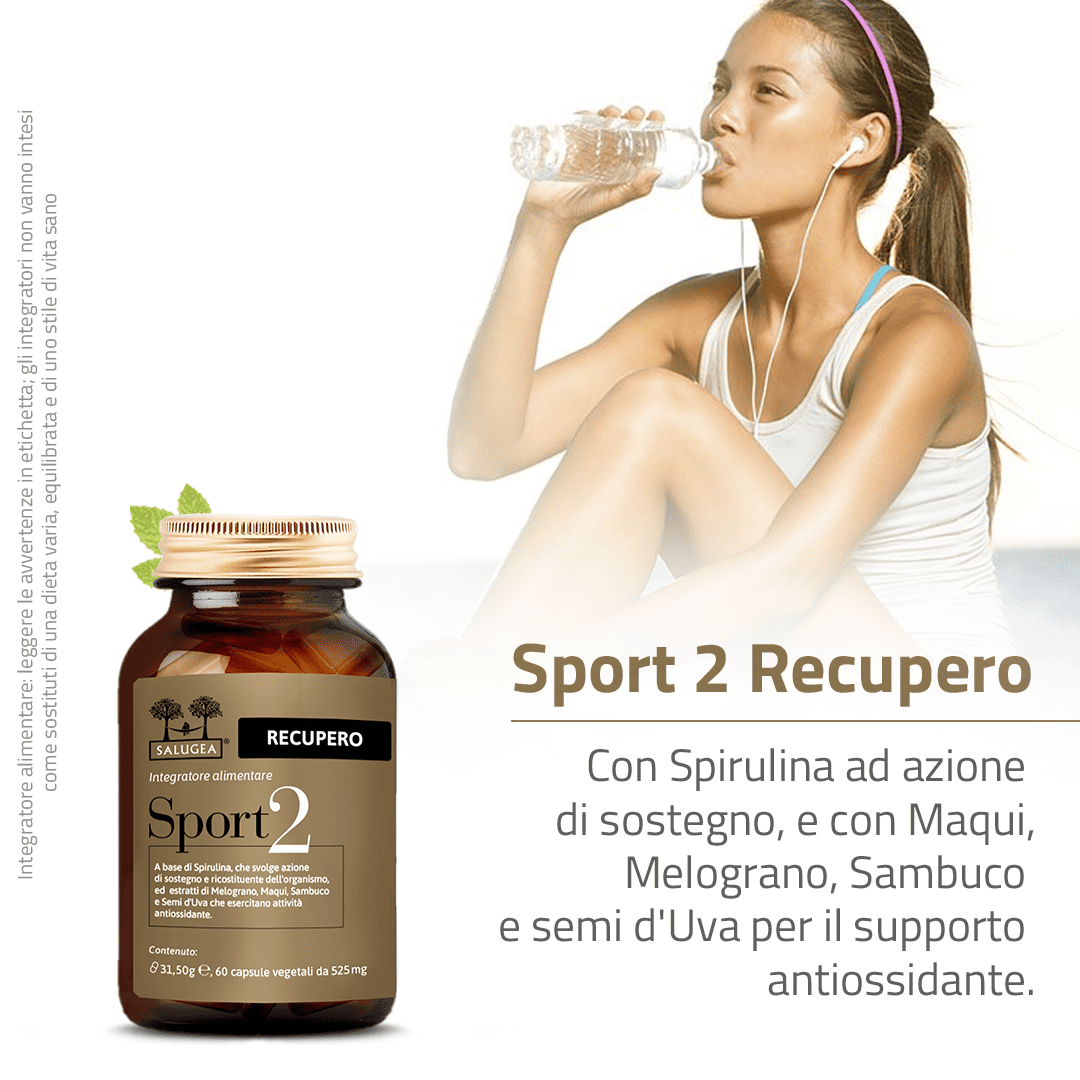 Salugea Sport 2 Recupero Integratore 1 Confezione Post Sforzo