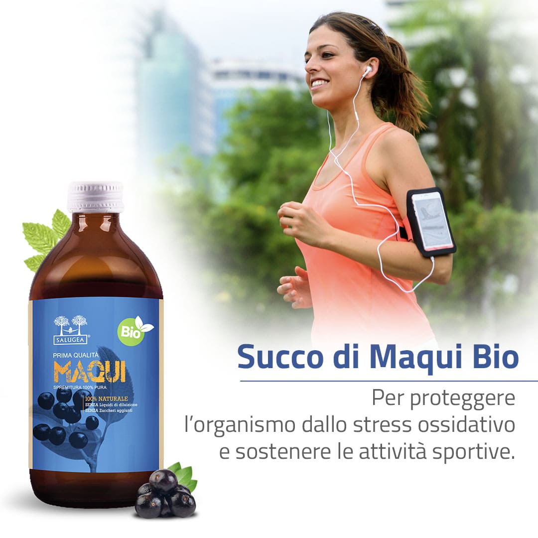 Salugea Succo di Maqui Bio succo 1 flacone antiossidante