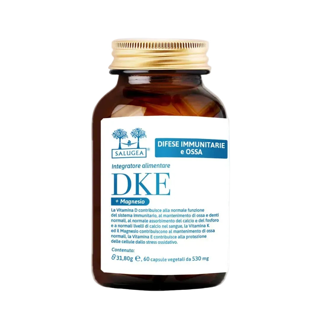 Salugea Difese immunitarie DKE + Magnesio integratore 1 confezione ossa