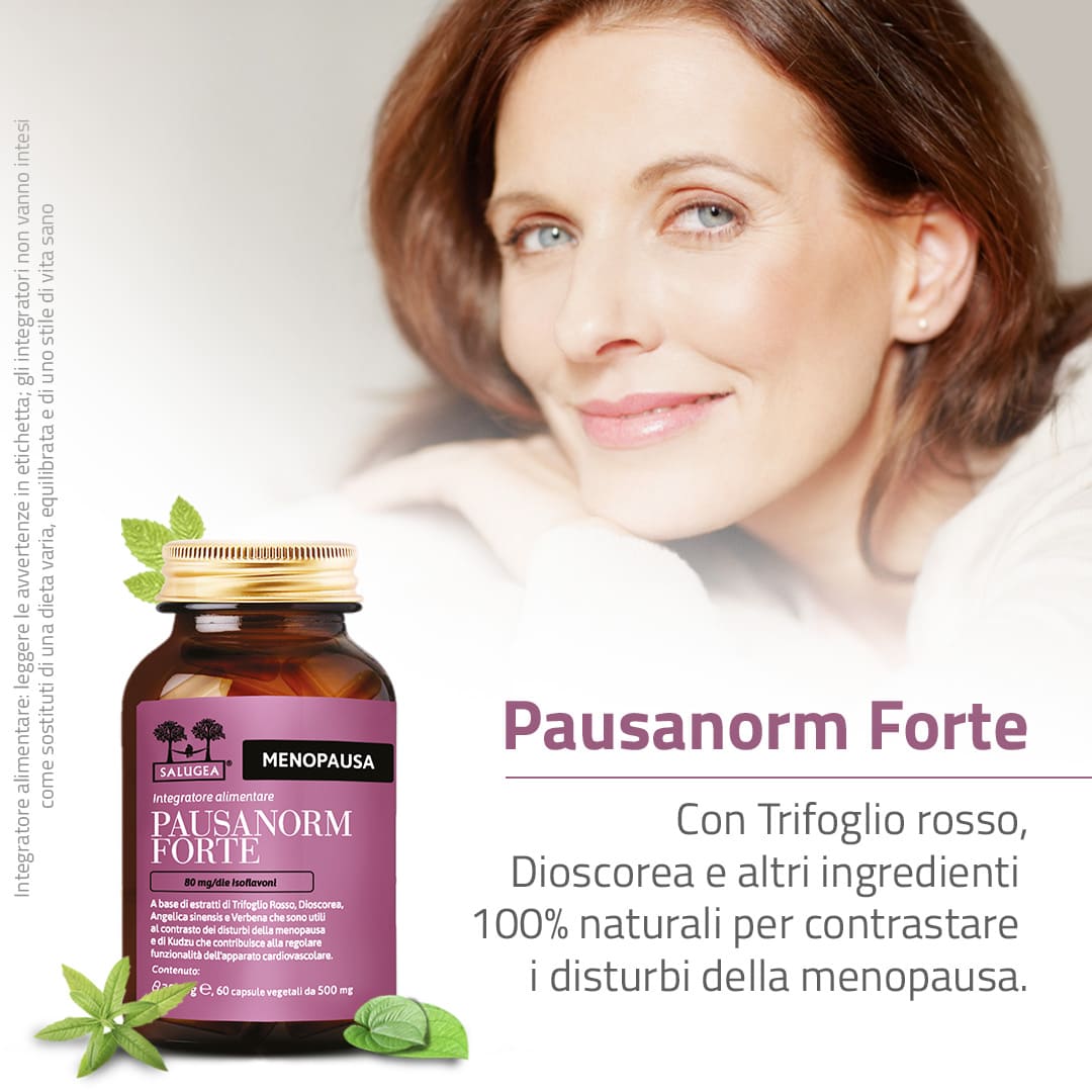 Salugea Pausanorm Forte integratore menopausa senza soia 1 confezione
