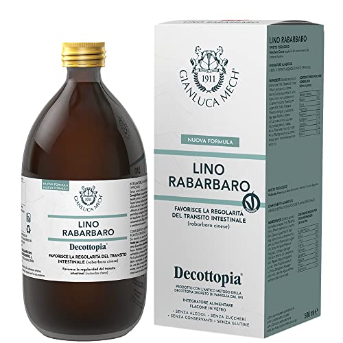 Gianluca Mech Decottopia Lino Rabarbaro sciroppo 500 ml