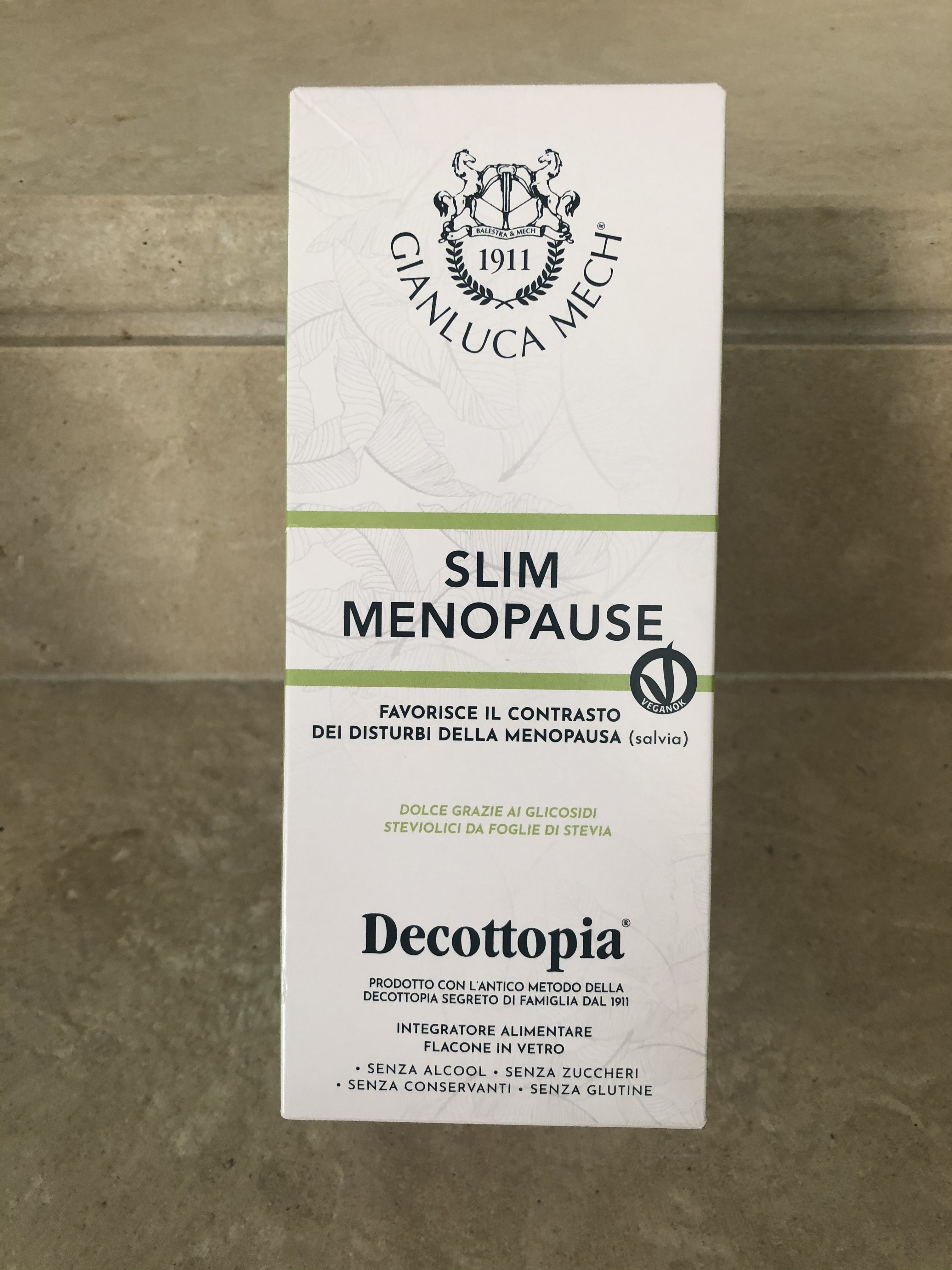 Gianluca Mech Decottopia Slim Menopause integratore 500 ml peso