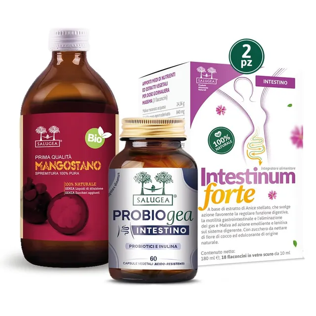 Salugea Percorso Intestino Felice Kit 1 mese regolarità