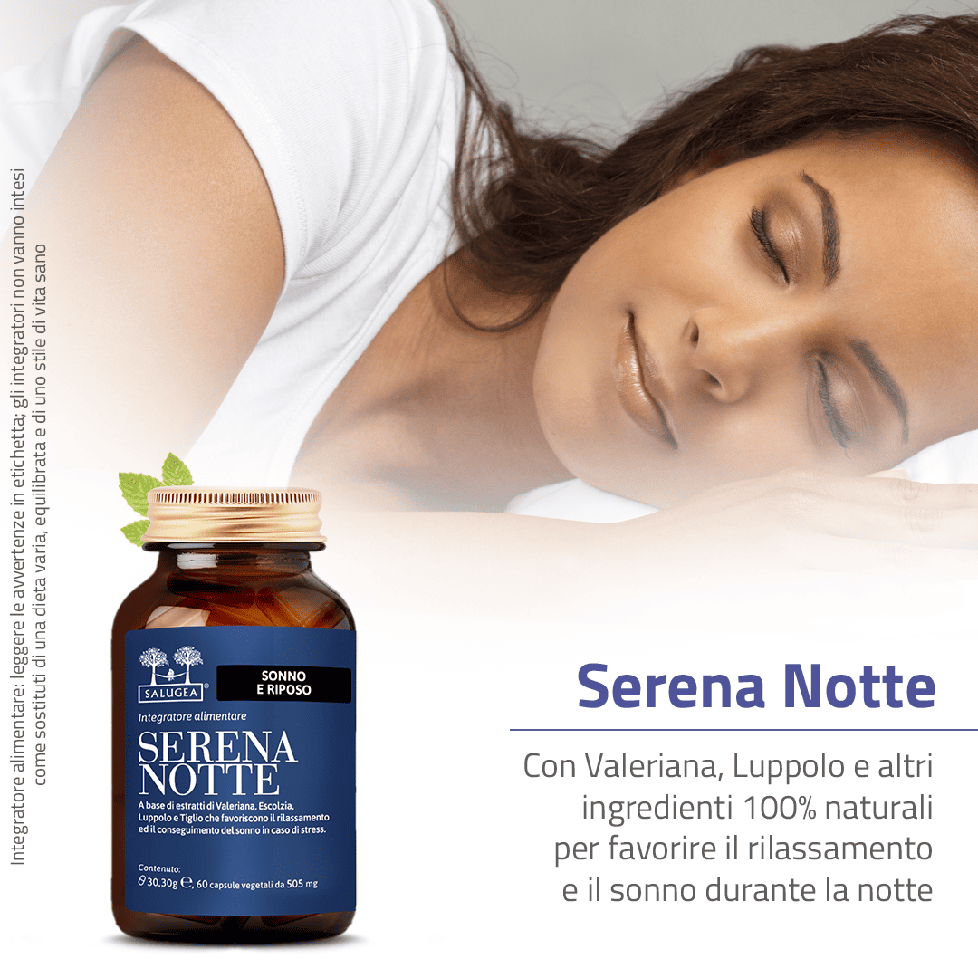 Salugea Sonno Serena Notte integratore sonno 1 confezione erbe