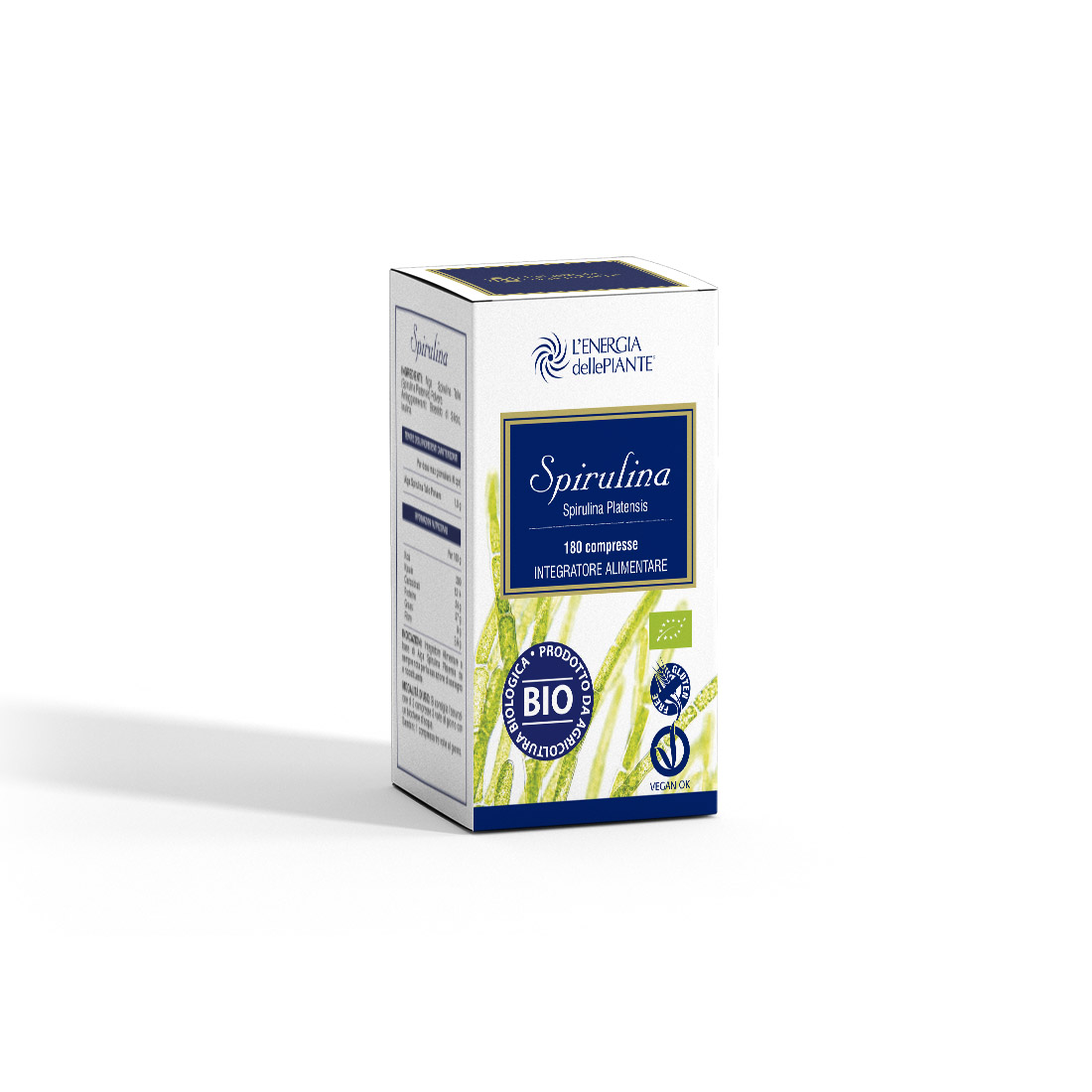 L'energia delle piante Spirulina integratore vigore 240 compresse