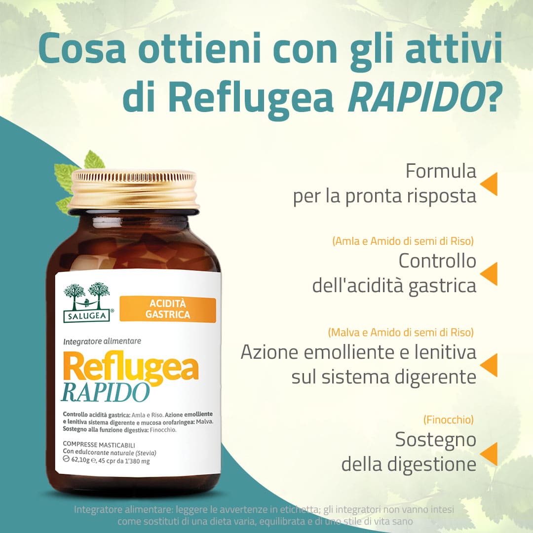 Salugea Reflugea Rapido Antiacido 1 confezione acidità gastrica