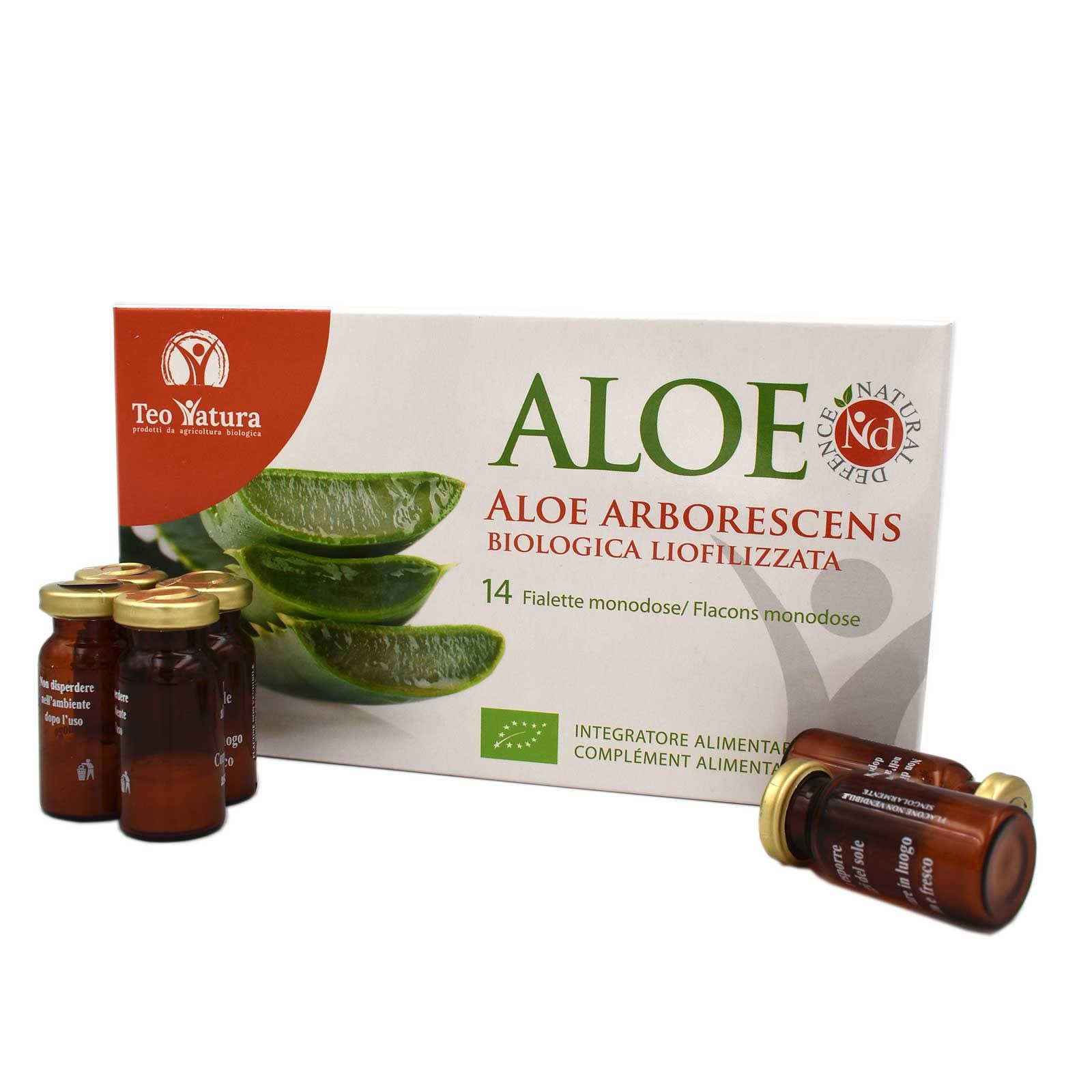 Teo Natura Aloe Arborescens Bio Liofilizzata 14 Fialette