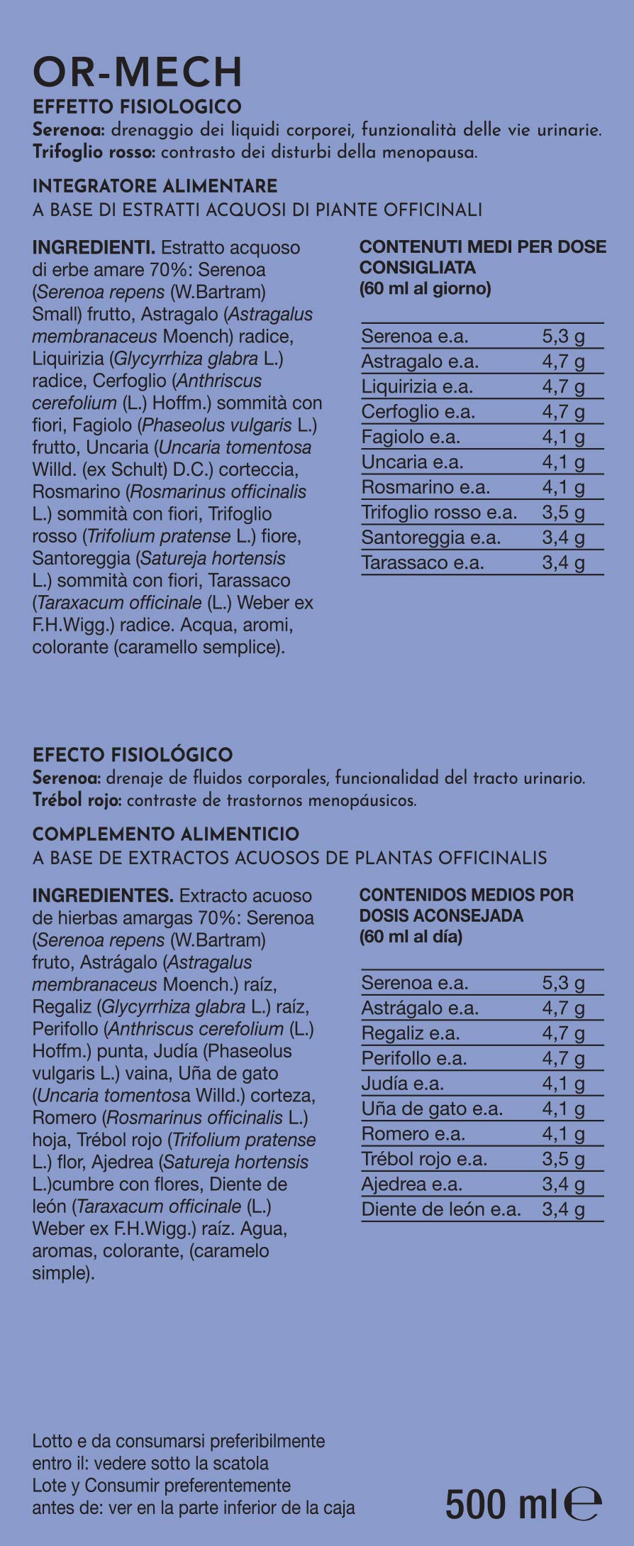 Gianluca Mech Decottopia Depurativo Drenante 500ml vegan keto