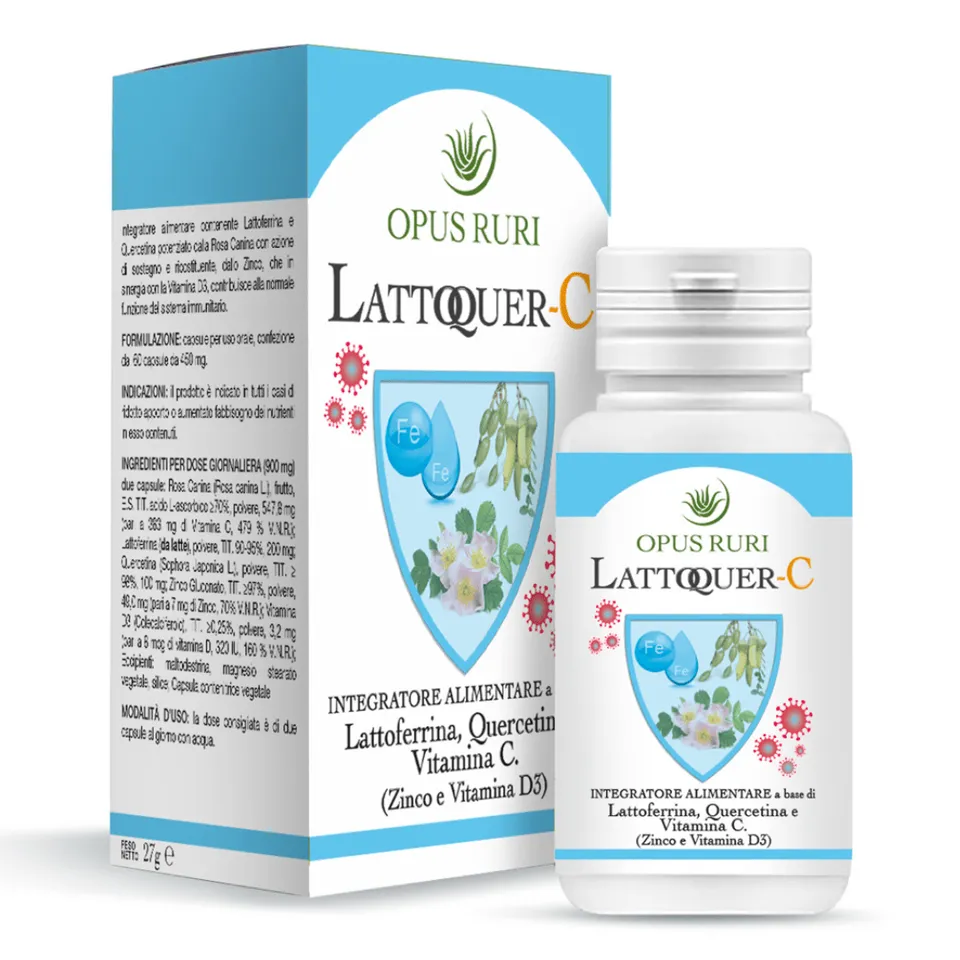 Moltitudo Opus Ruri Lattoquer-C integratore 60 capsule difese