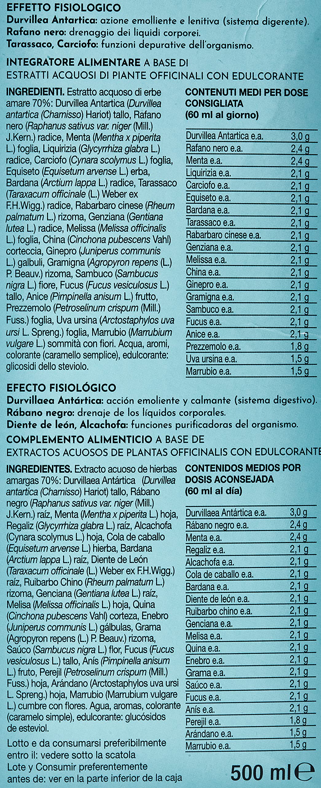 Gianluca Mech Decottopia Antartico integratore detox 500 ml