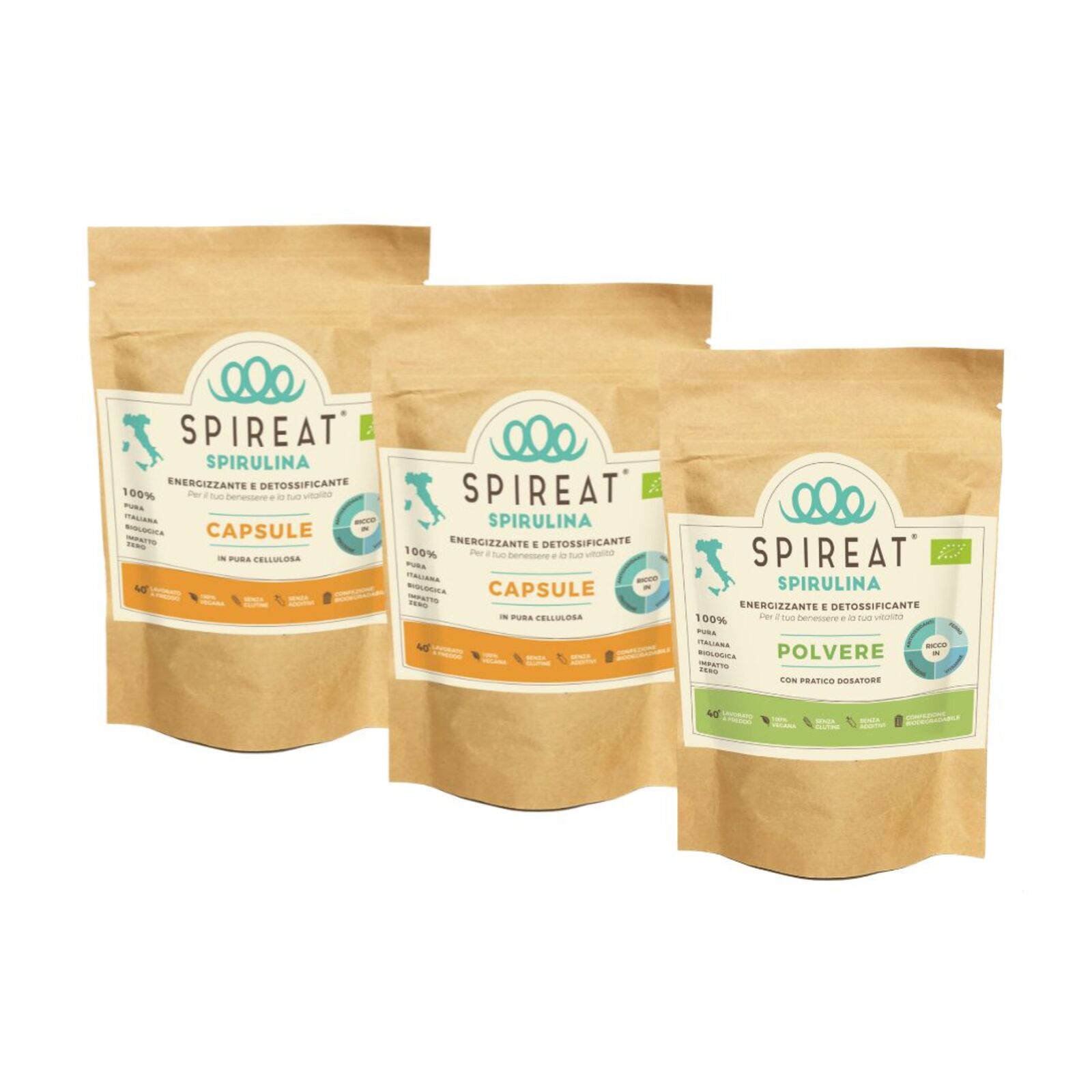Spireat Percorsi Spirulina Hair Care capsule capelli forti