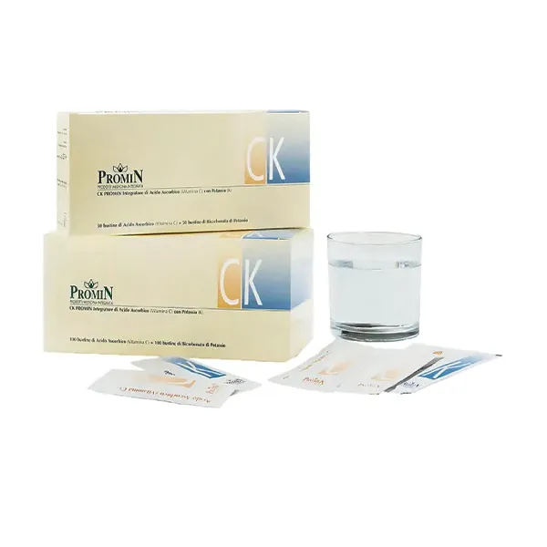 Promin CK 50+50 integratore bustine 3 confezioni vitamina C