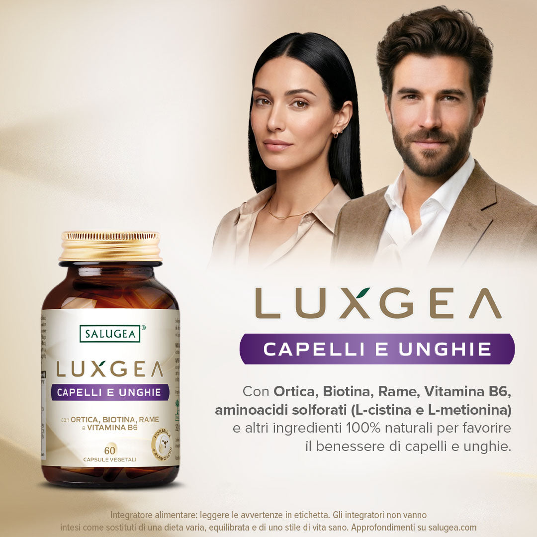 Salugea LuxGea Capelli e Unghie integratore 1 confezione zinco