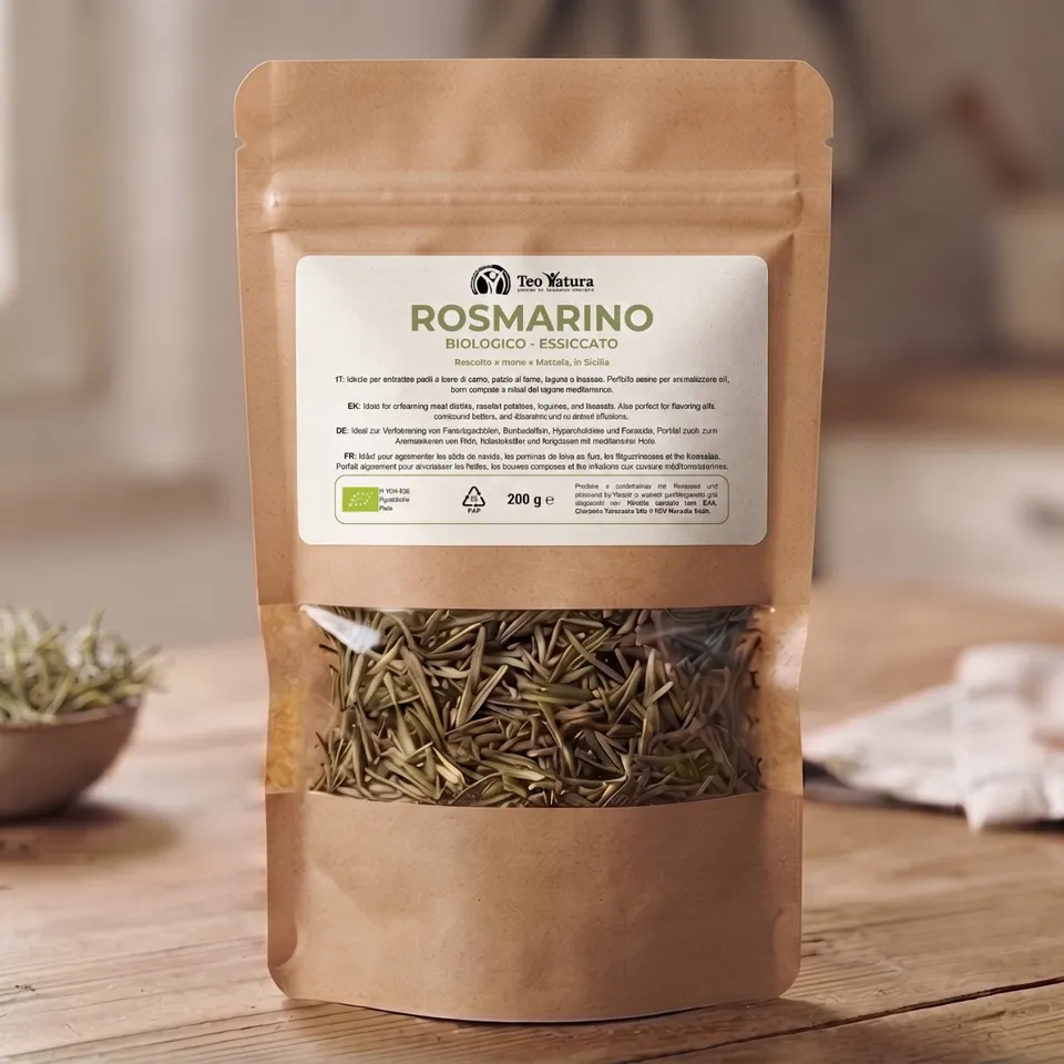 Teo Natura Spezie Rosmarino Essiccato Bio 200 g Sicilia