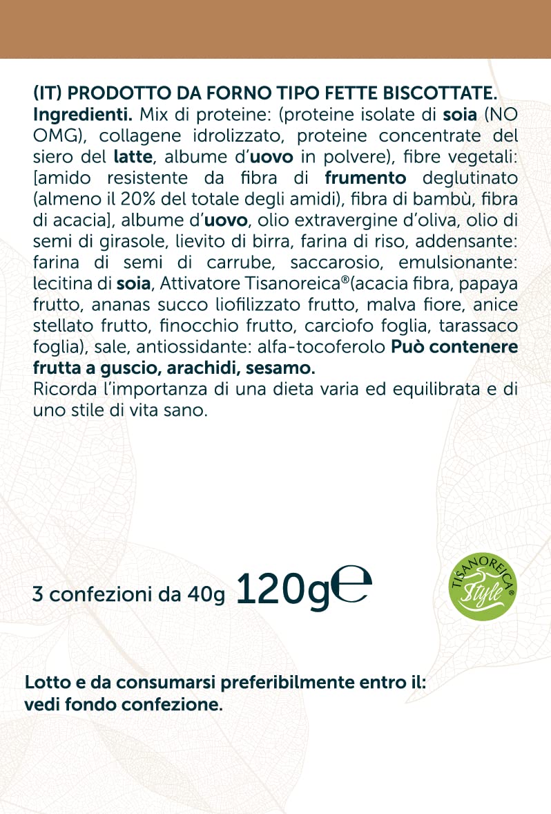 Gianluca Mech Tisanoreica Fette Biscottate 120g 3x40g