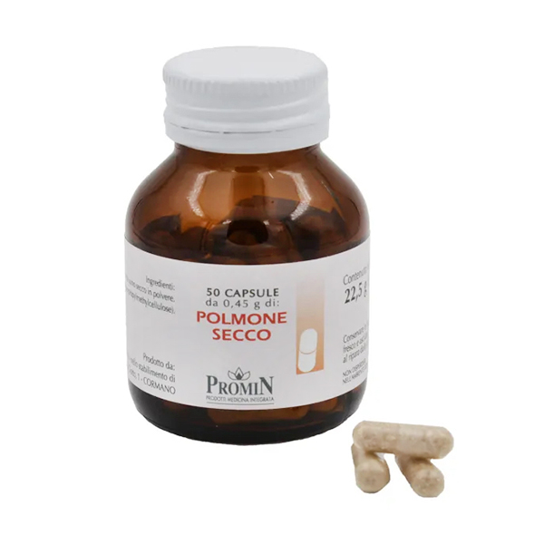 Promin Polmone Secco capsule 50 pezzi opoterapia