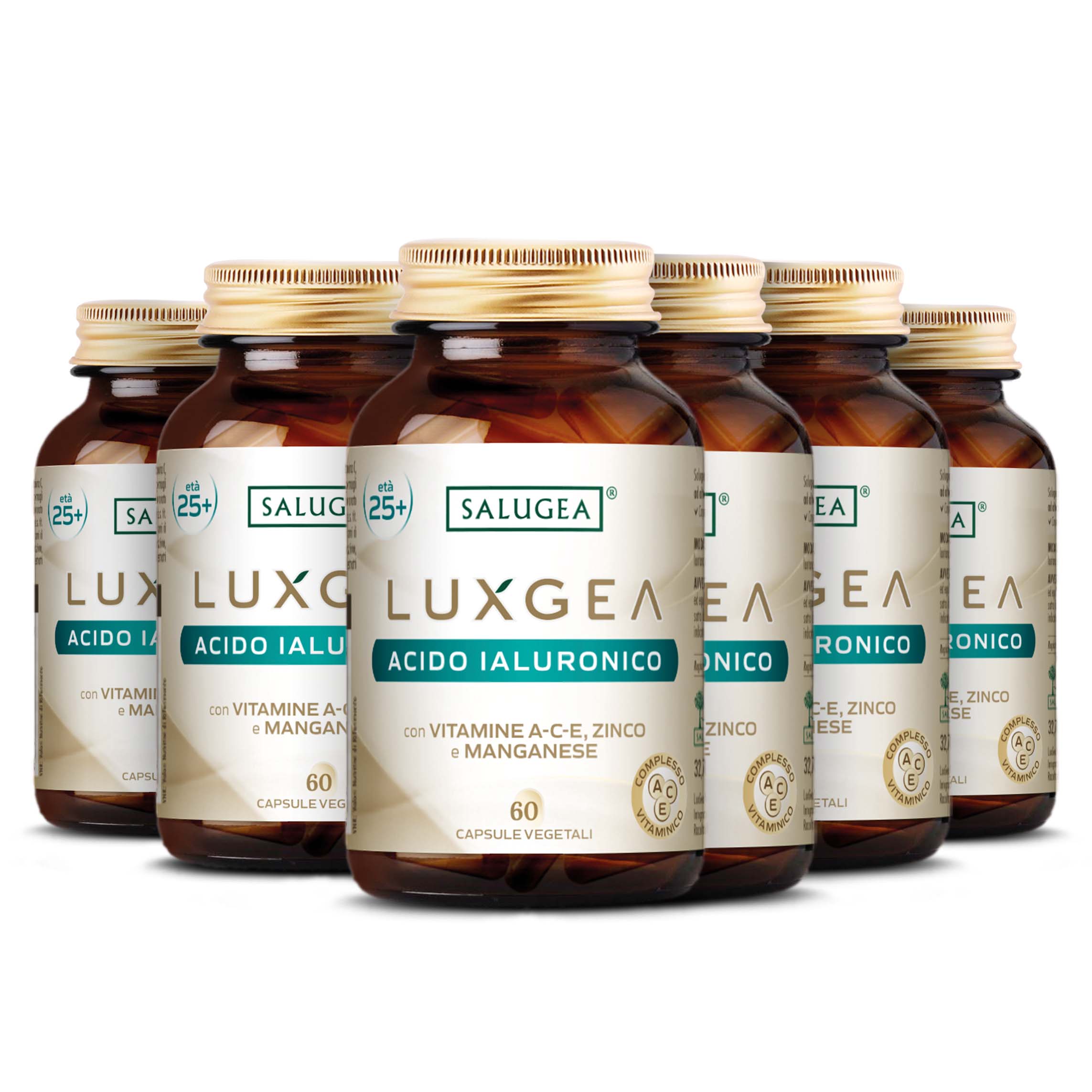 Salugea LuxGea Acido Ialuronico integratore 1 confezione idratante
