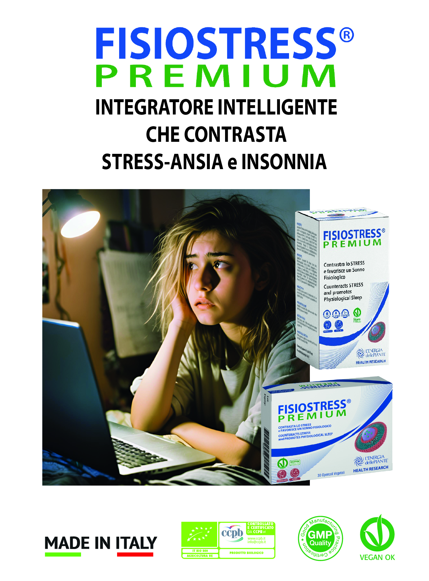 L'energia delle piante Fisiostress Premium capsule 60 cps