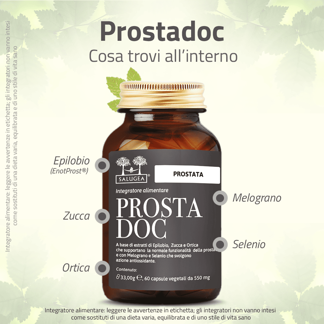 Salugea Prostata Prostadoc integratore 1 confezione vie urinarie