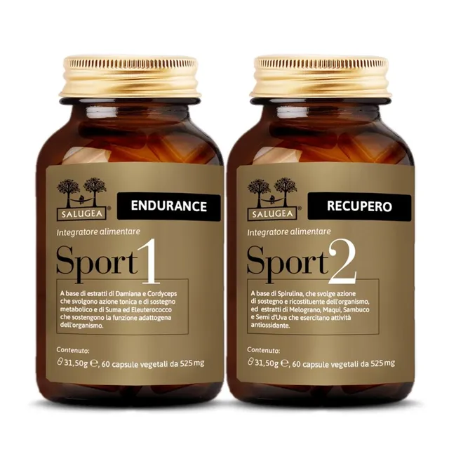 Salugea Sport Endurance+Recupero integratore sport muscoli