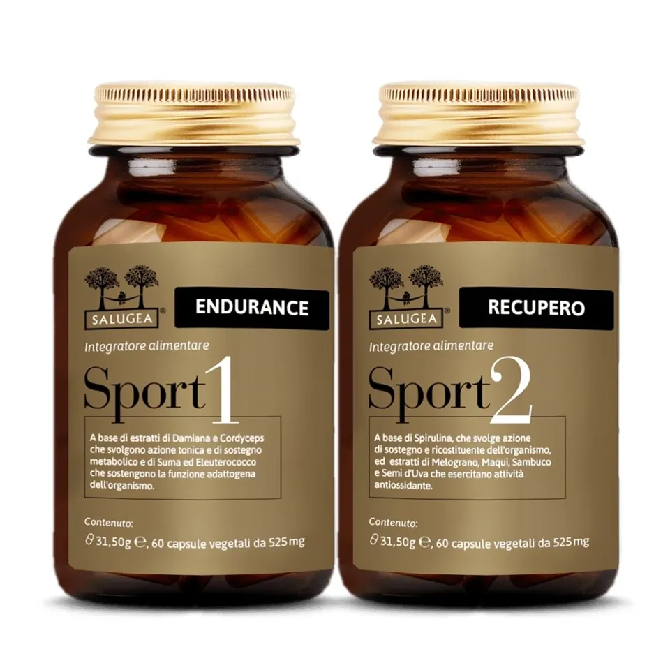 Salugea Sport Endurance+Recupero integratore sport muscoli
