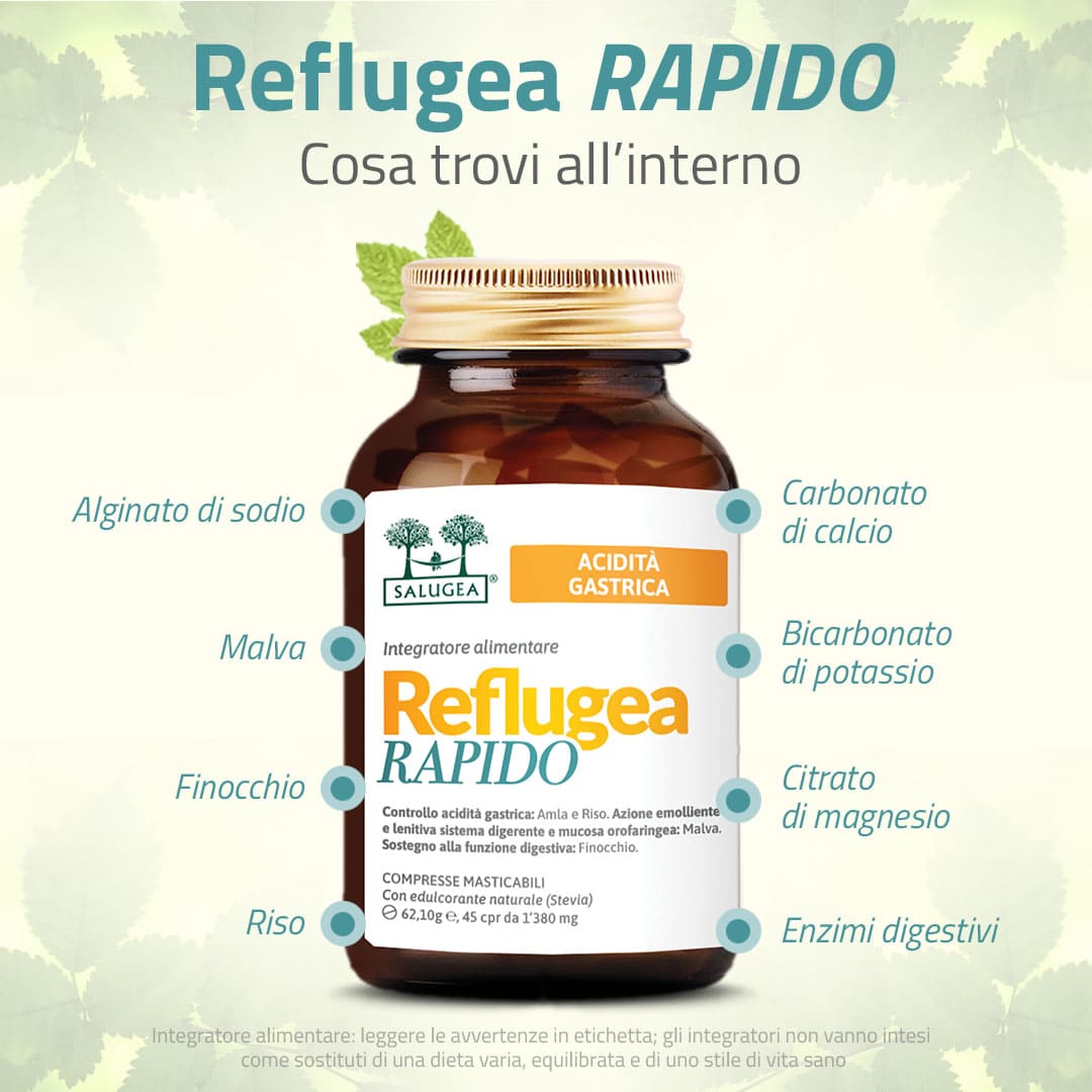 Salugea Reflugea Rapido Antiacido 1 confezione acidità gastrica