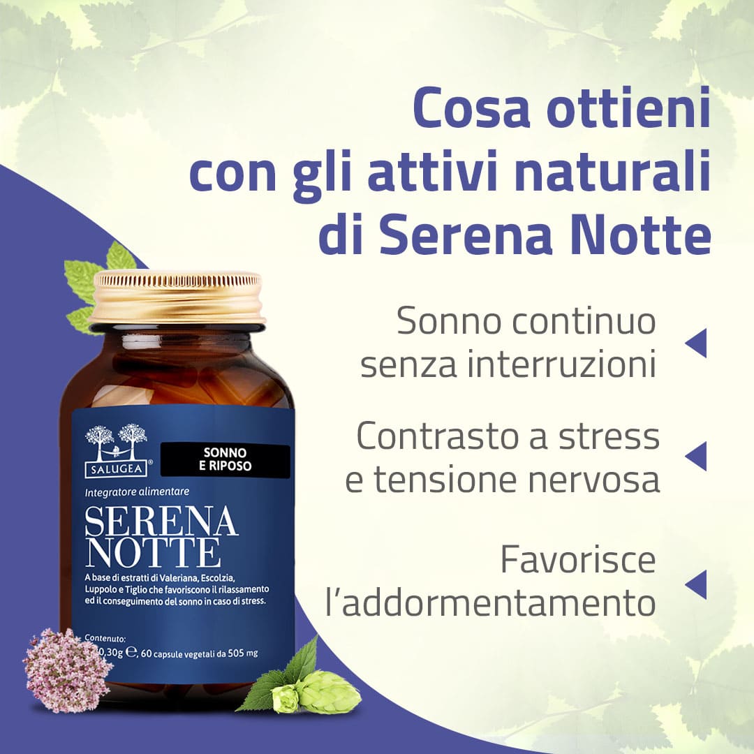 Salugea Percorso Stress e Insonnia kit 1 mese sonno