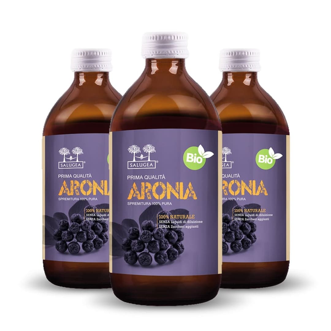 Salugea Succo di Aronia Bio succo antiossidante 1 flacone