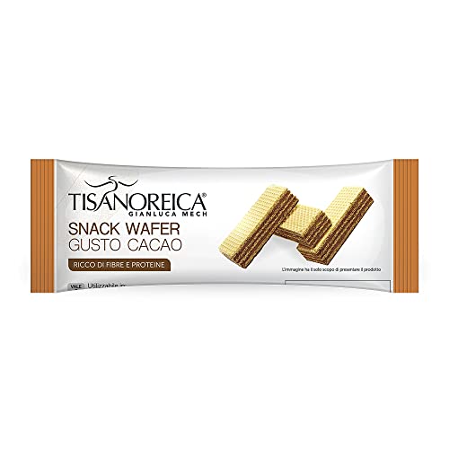 Gianluca Mech Tisanoreica Wafer Cacao 42g proteico alle fibre
