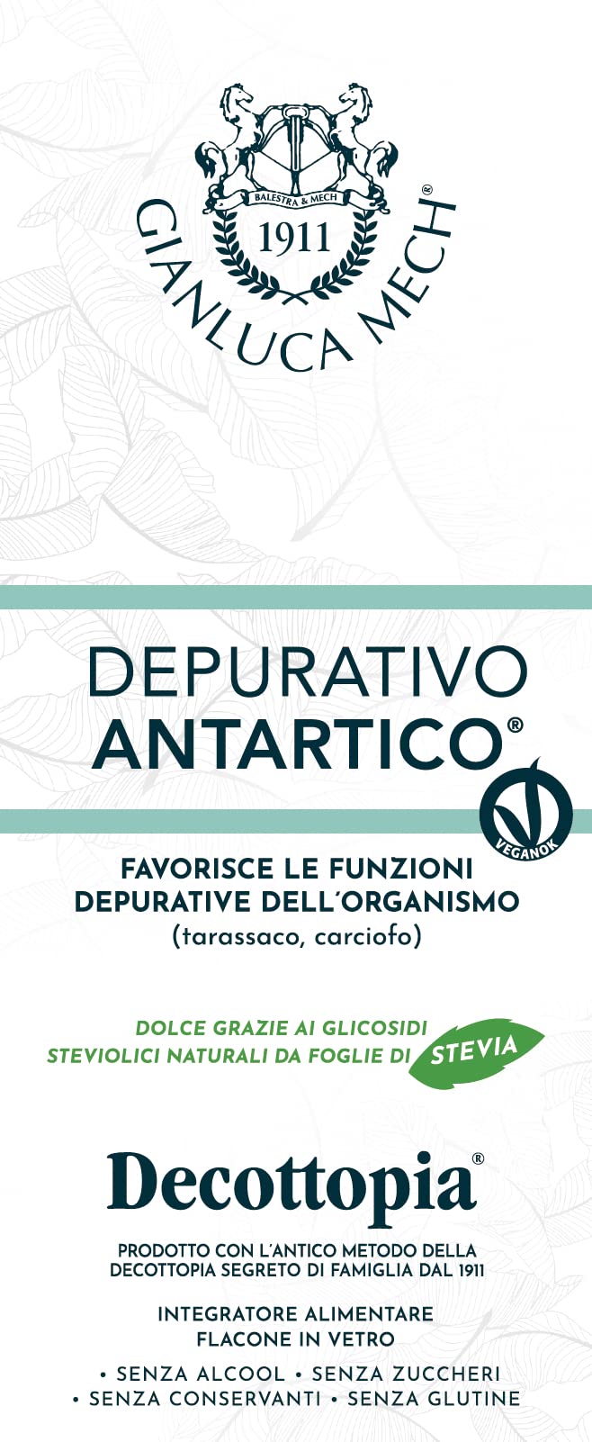 Gianluca Mech Decottopia Antartico integratore detox 500 ml