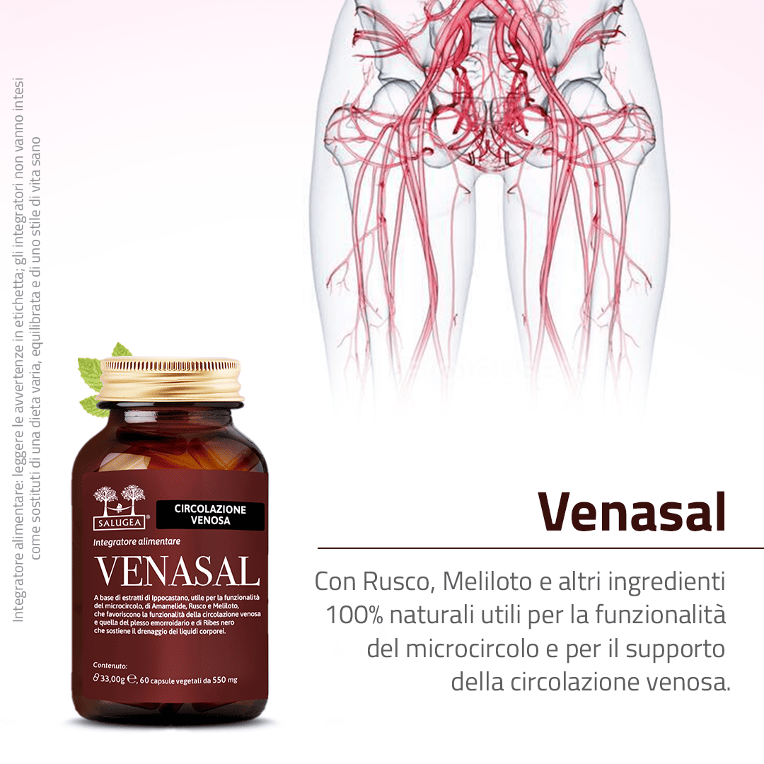 Salugea Venasal integratore vene 1 confezione circolazione