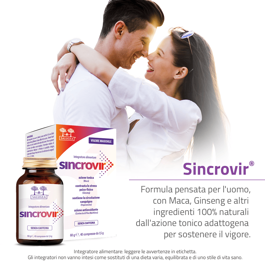 Salugea Sincrovir Integratore Vigore Maschile 1 Confezione