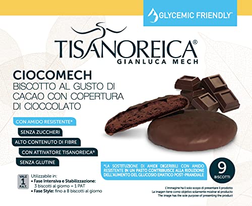 Gianluca Mech Tisanoreica Ciocomech Biscotti Cacao 117g fondente