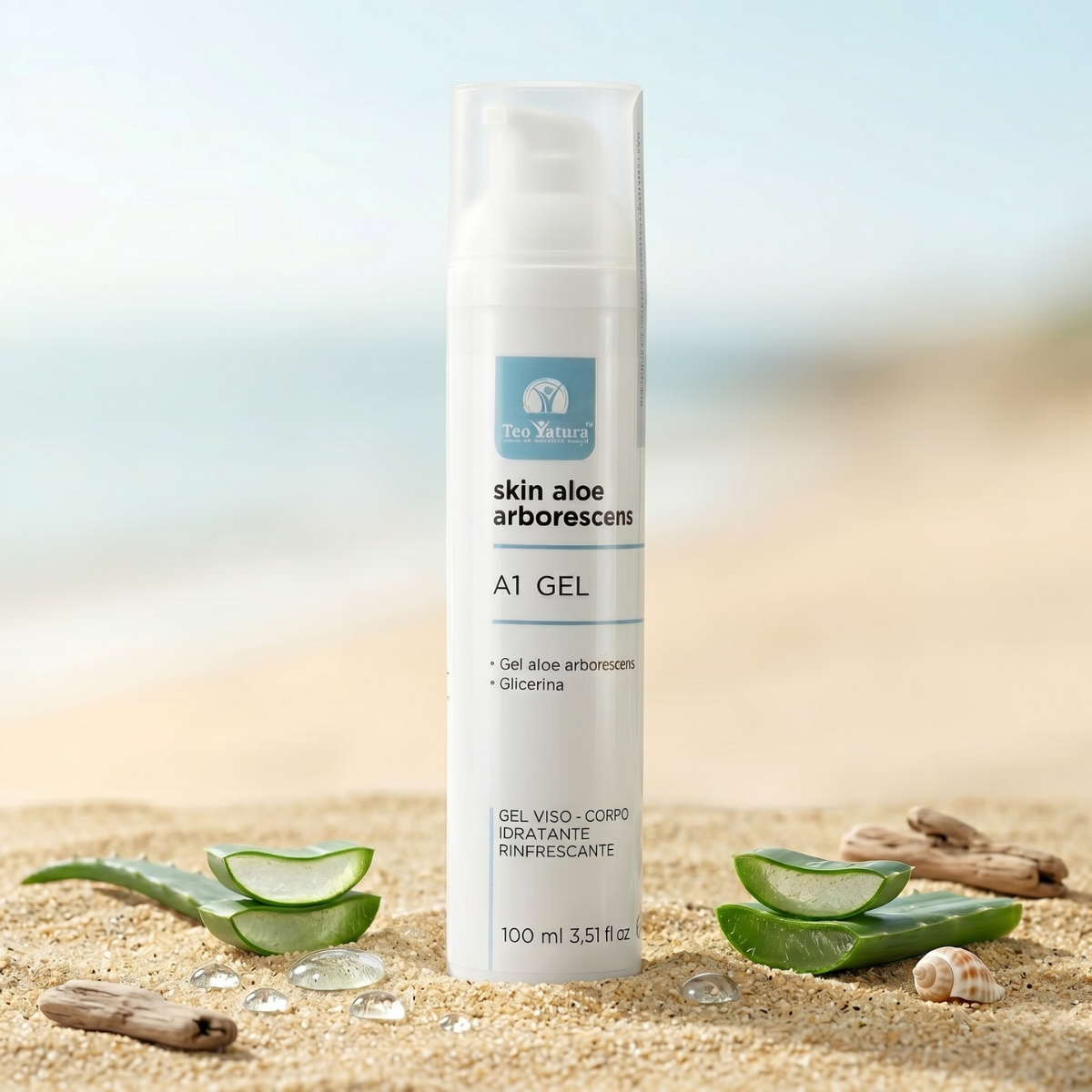 Teo Natura Skin Care A1 Gel viso corpo aloe 100 ml