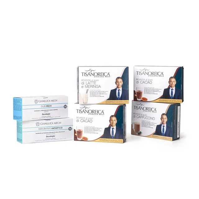 Gianluca Mech Tisanoreica Kit Stabilizzazione detox 8 giorni