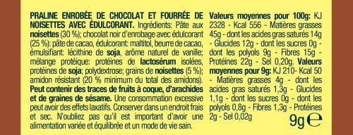 Gianluca Mech Tisanoreica praline nocciola 20 x 9 g dieta