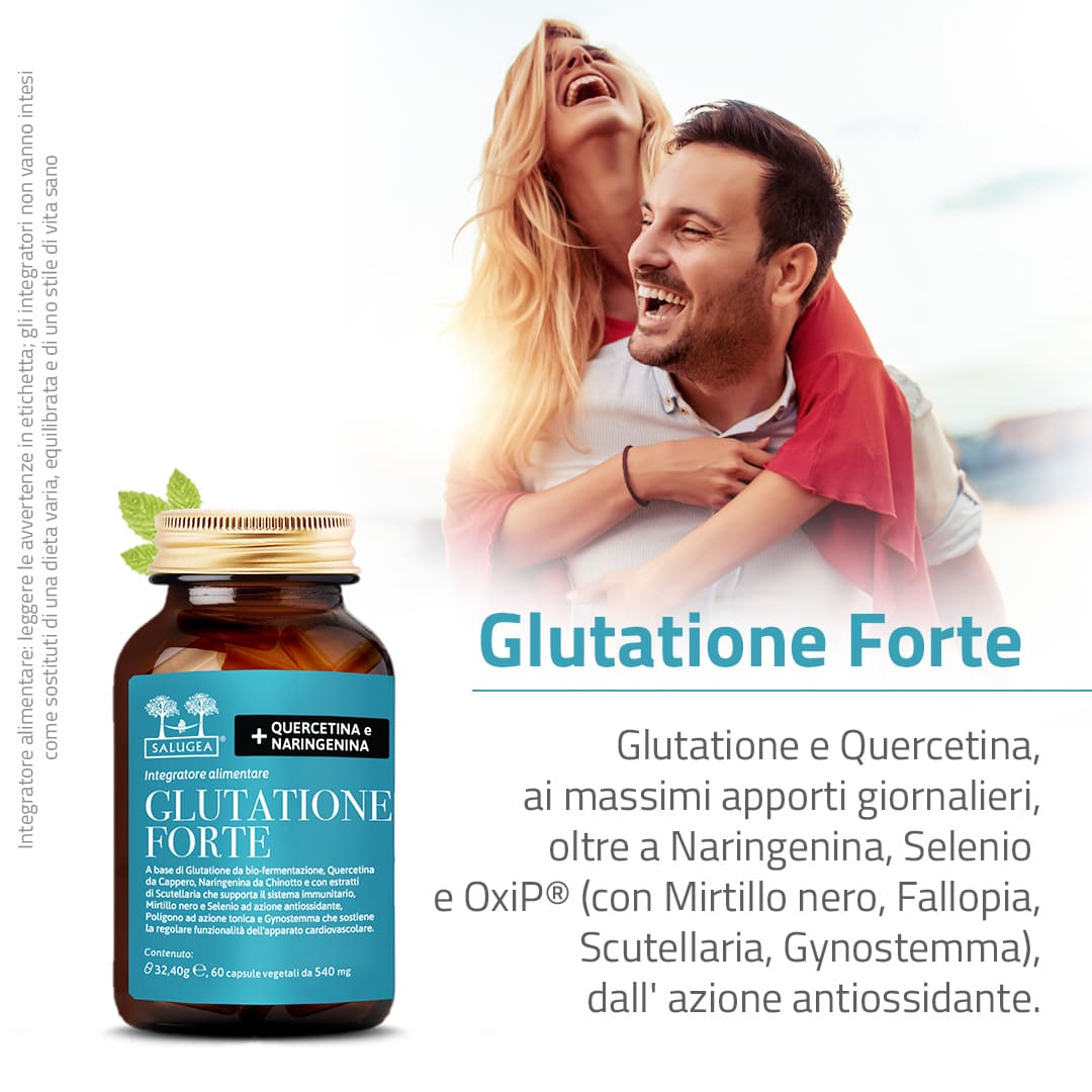 Salugea Glutatione Forte integratore antiossidante 1 confezione