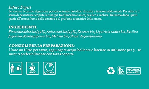 Gianluca Mech Decottopia Infuso Digest Bio 20 Bustine