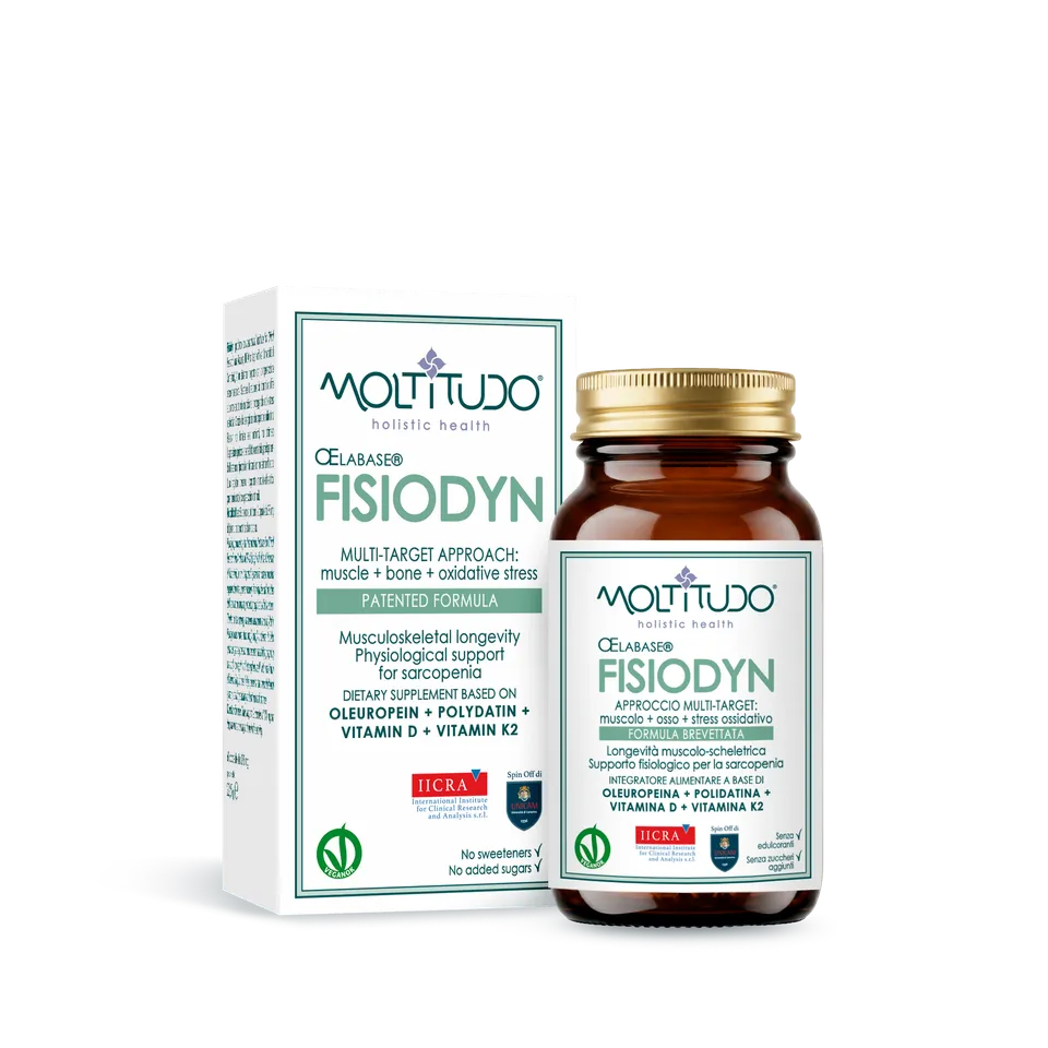 Moltitudo Fisiodyn Integratore Muscoli e Ossa 60 Capsule
