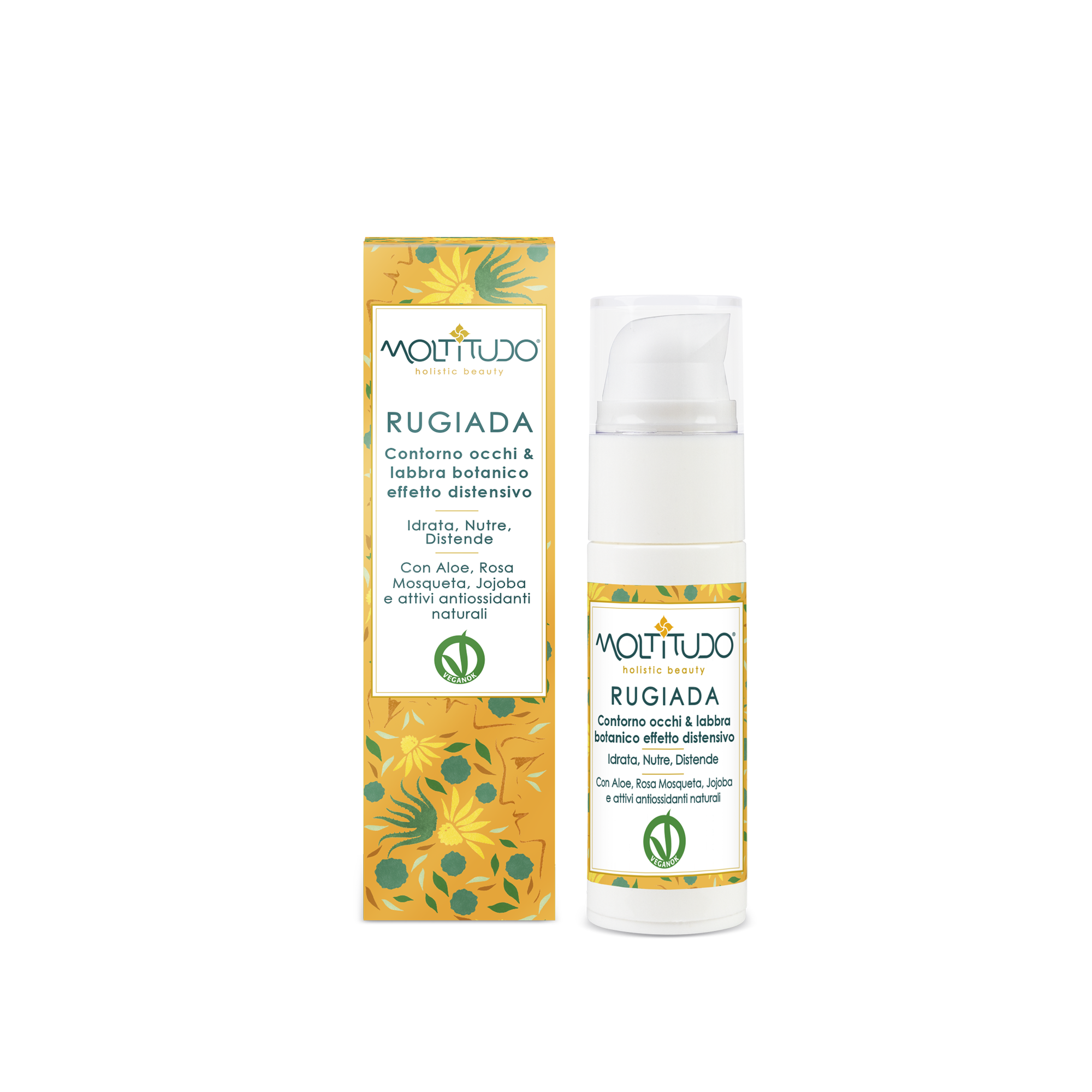 Moltitudo Rugiada Fluido Contorno Occhi e Labbra 30 ml