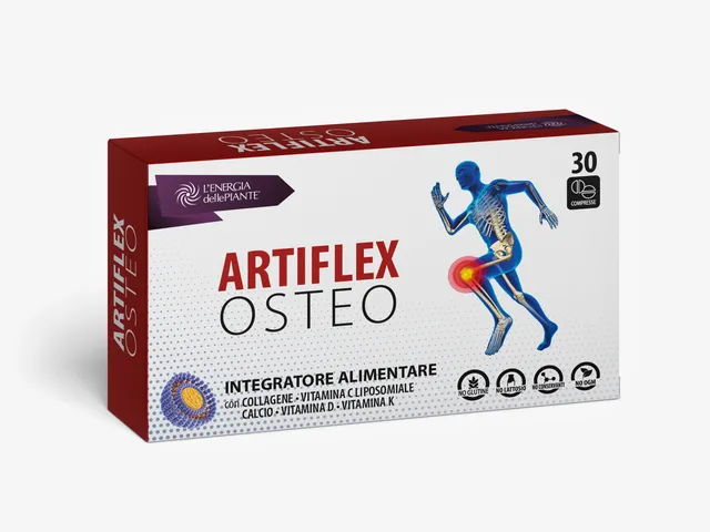 L'energia delle piante Artiflex Osteo compresse 30 con calcio e collagene