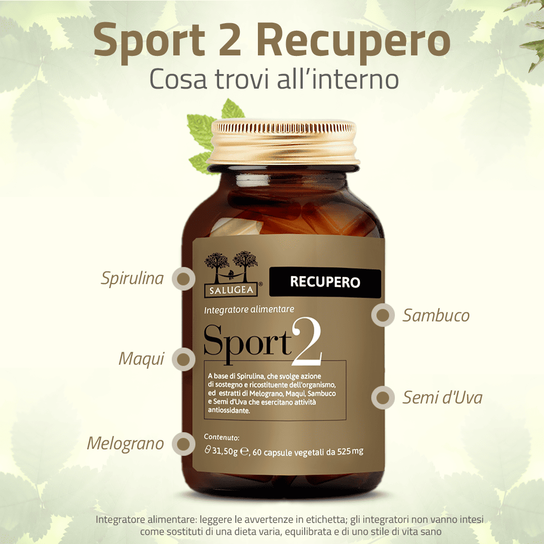 Salugea Sport 2 Recupero Integratore 1 Confezione Post Sforzo