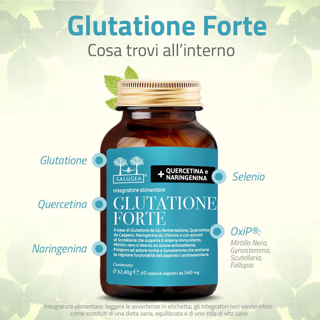 Salugea Glutatione Forte integratore antiossidante 1 confezione