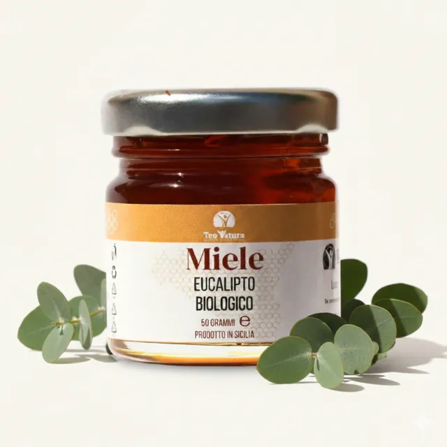 Teo Natura Miele Biologico Eucalipto 250g siciliano balsamico