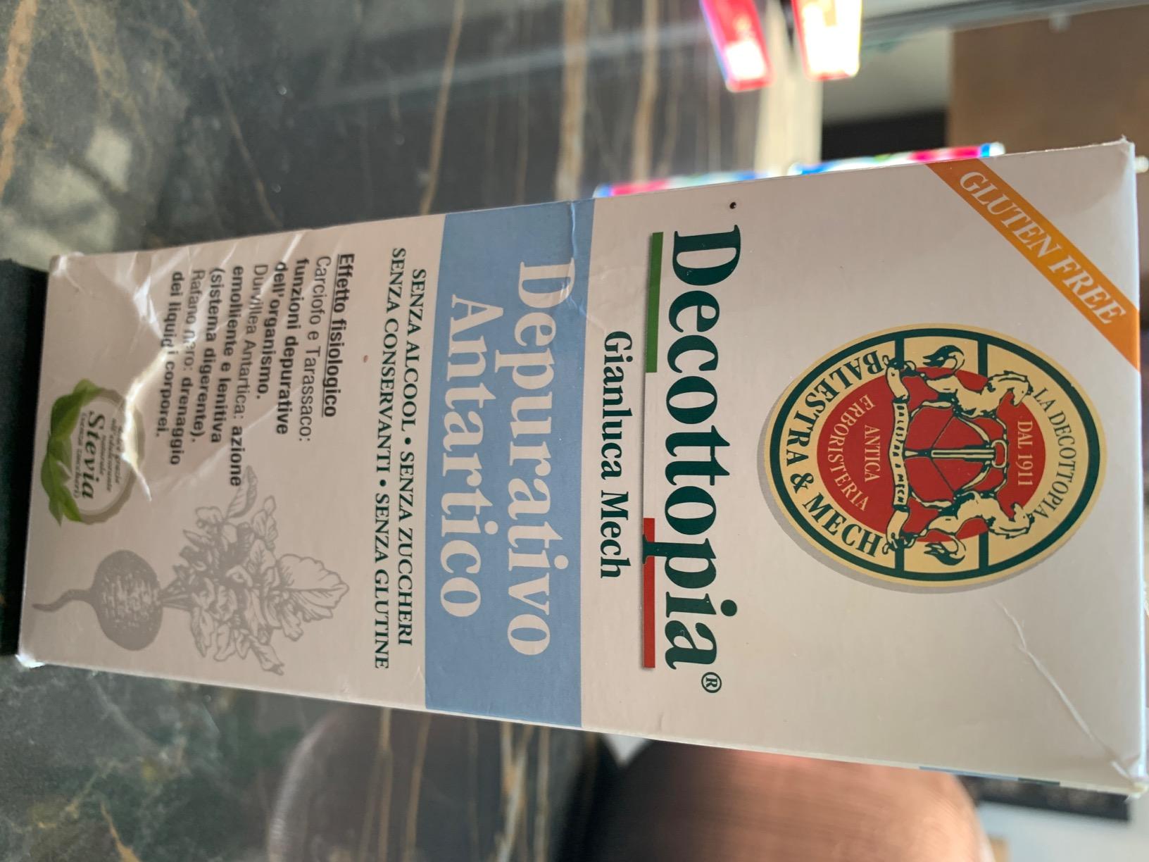 Gianluca Mech Decottopia Antartico integratore detox 500 ml