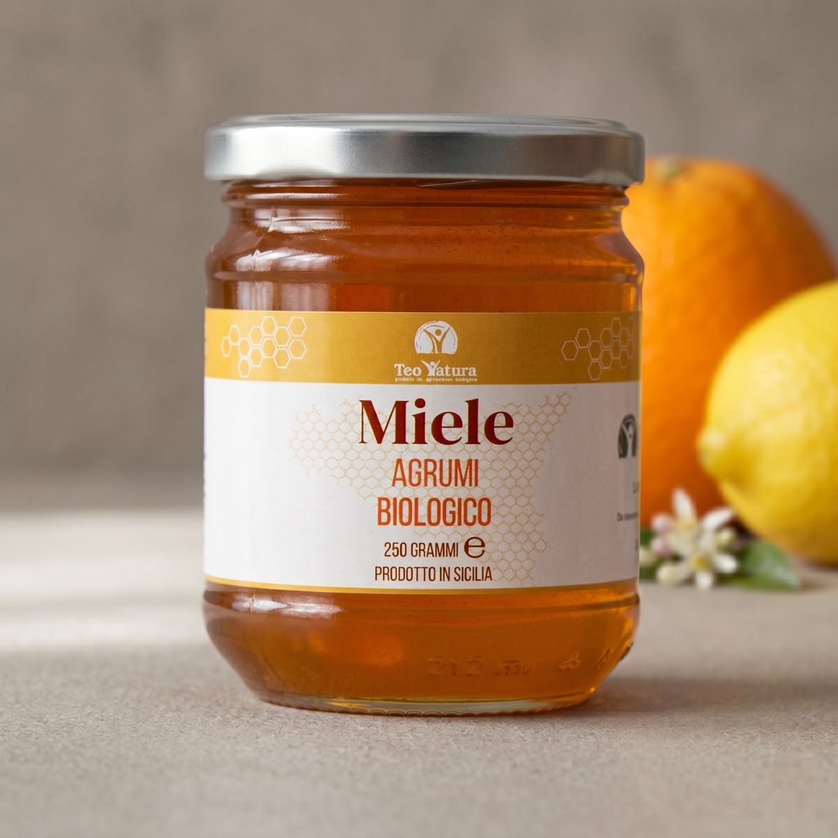 Teo Natura Miele Biologico agrumi siciliano 50 g