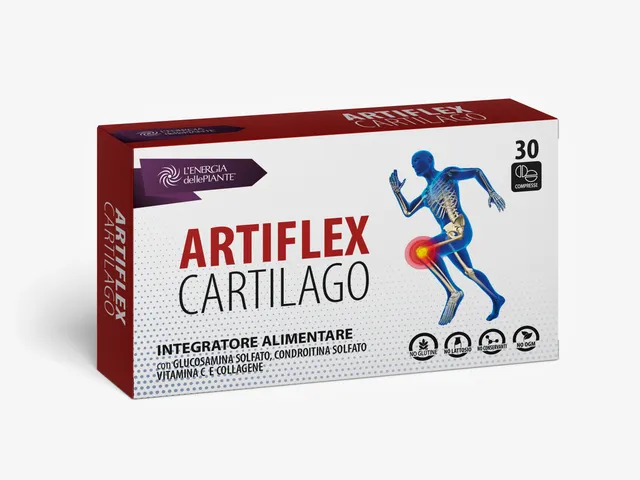 L'energia delle piante Artiflex Cartilago 30 compresse glucosamina