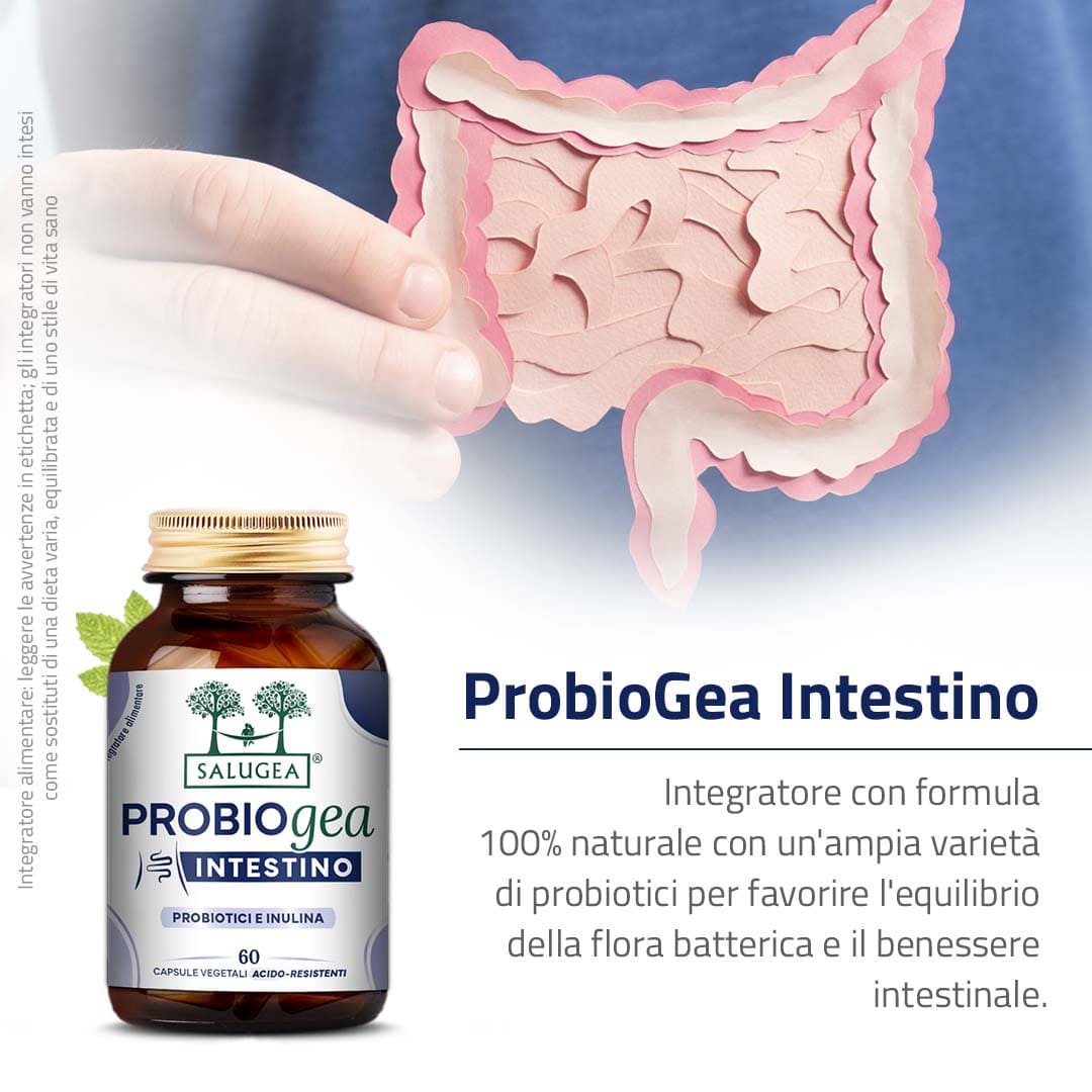 Salugea ProbioGea Intestino Probiotici 1 confezione flora intestinale